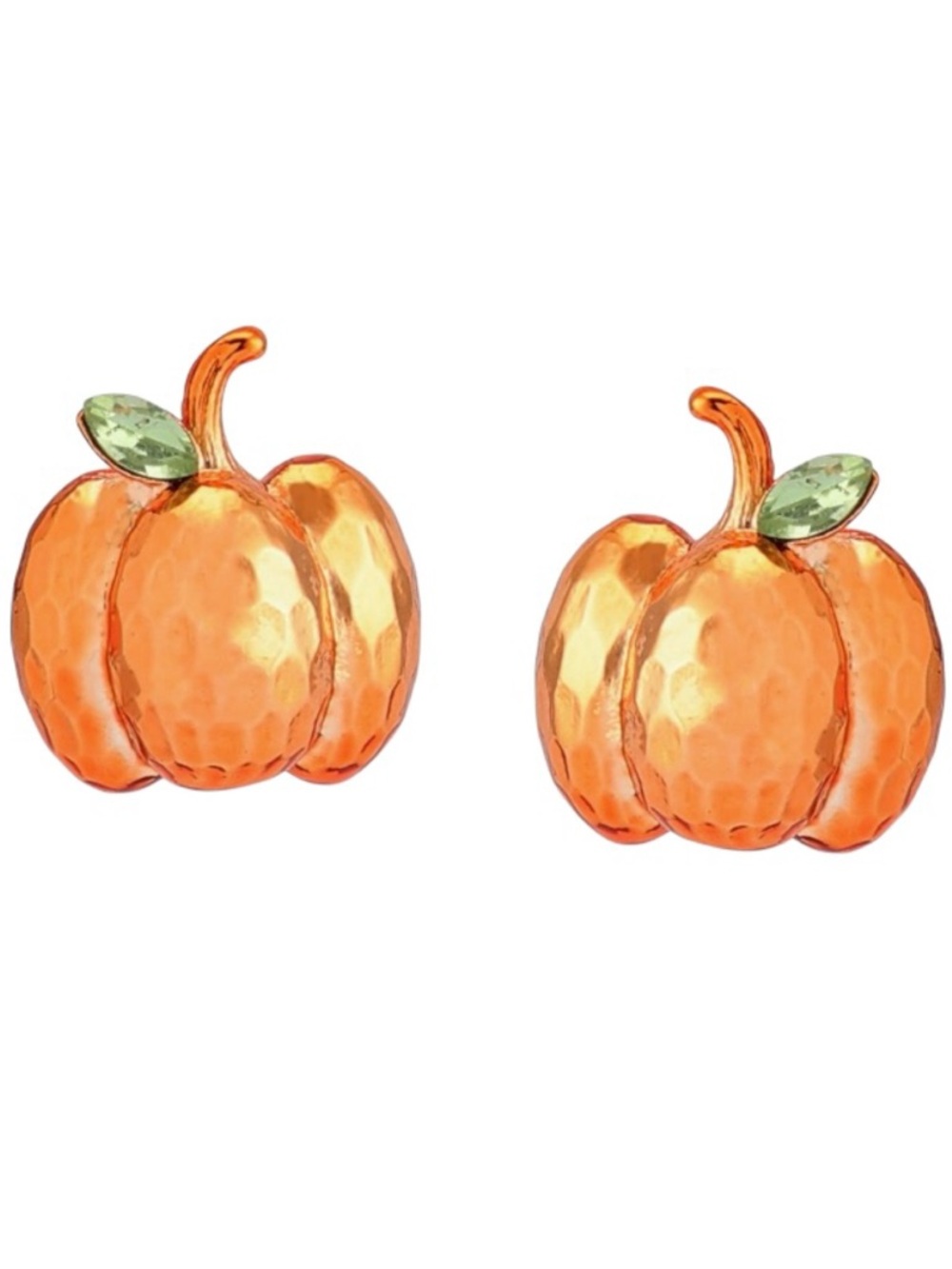 Betsey Johnson Pumpkin Stud Earrings (NWT)